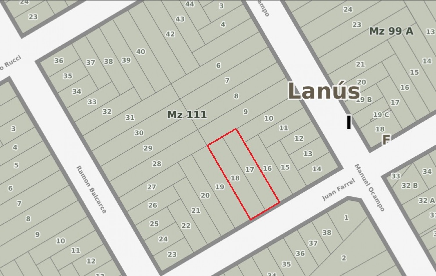 LOTE CON DOBLE FRENTE, SUPERFICIE TOTAL 684M2. IDEAL INVERSOR.