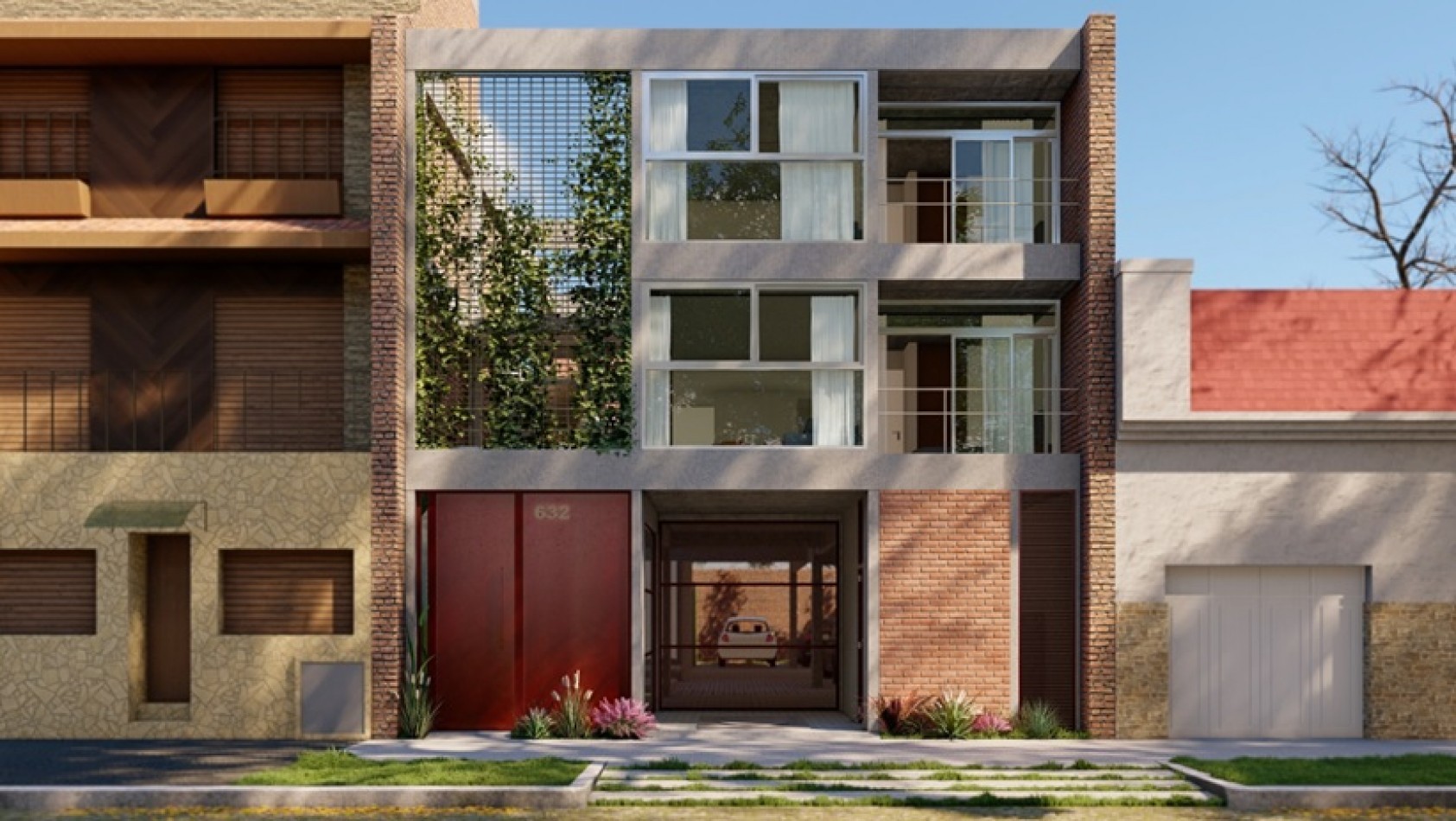 DEPARTAMENTO MONOAMBIENTE EN 2° PISO, DTO D, AL CONTRAFRENTE, 22M2 A ESTRENAR.