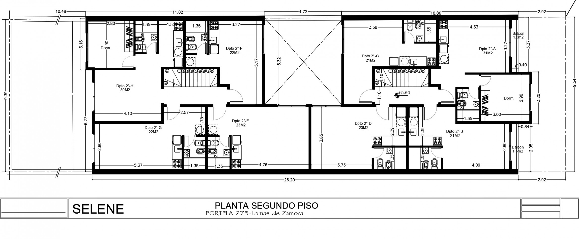 MONOAMBIENTE INTERNO, EN PLANTA BAJA, CON PATIO, 32M2.