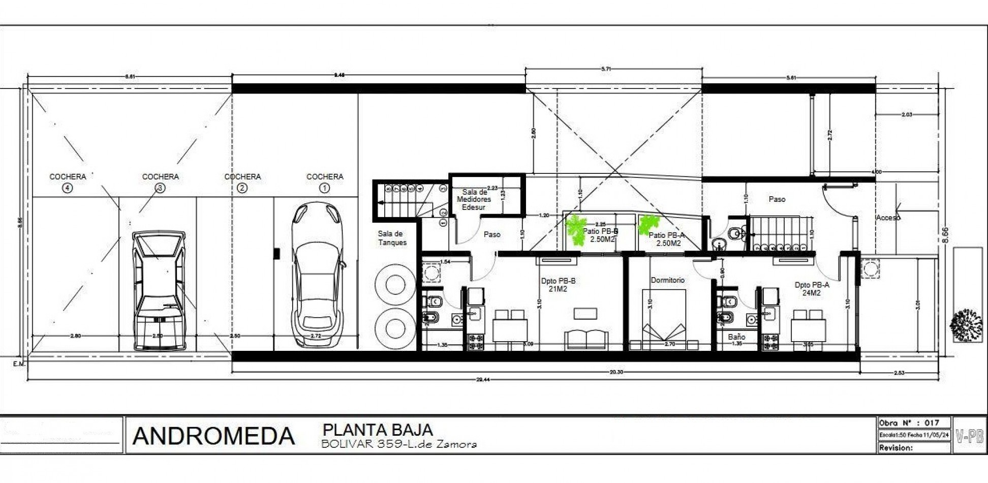 MONOAMBIENTE INTERNO, PISO 2°, DTO E, A ESTRENAR, 21M2.