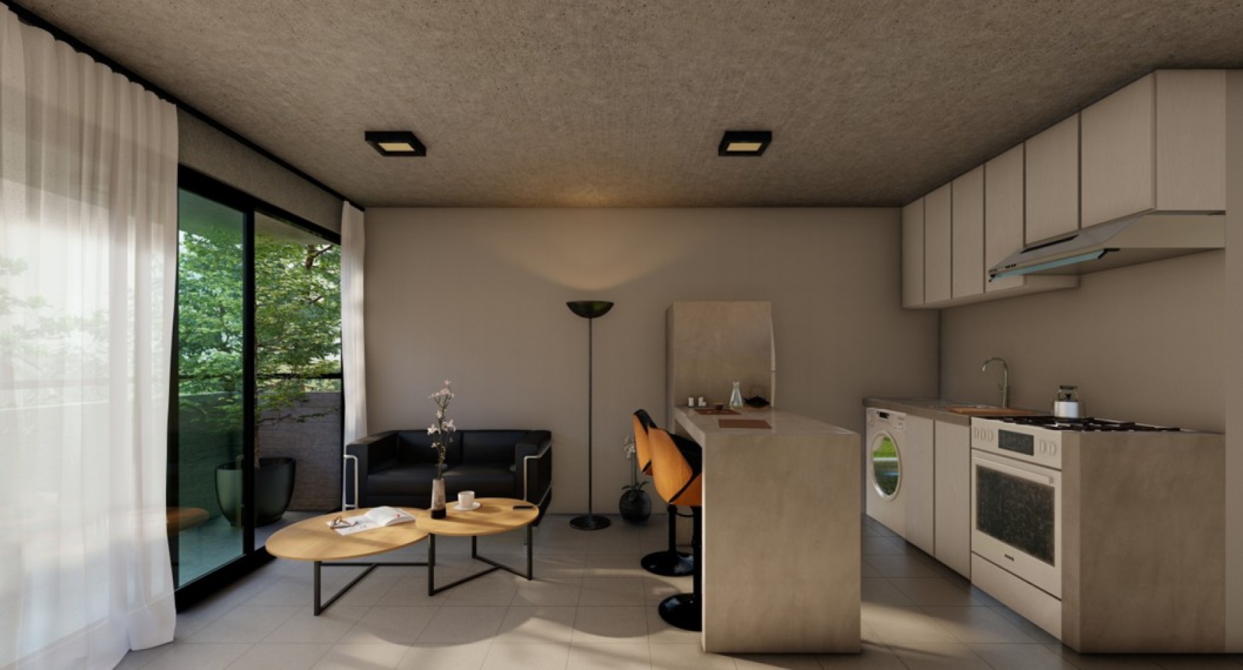 DEPARTAMENTO DE 2 AMBIENTES EN 2°PISO, INTERNO, A ESTRENAR DE 25,4M2 