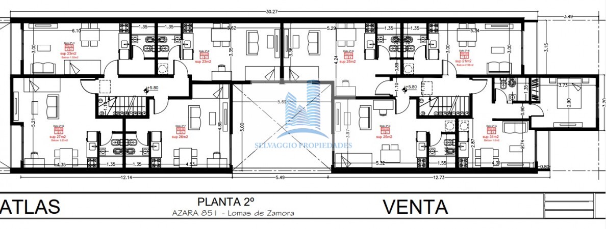 DEPARTAMENTO MONOAMBIENTE EN PISO 2, DTO G CON BALCON AL CONTRA FRENTE Y COCHERA, 28,5M2. LOMAS DE ZAMORA.