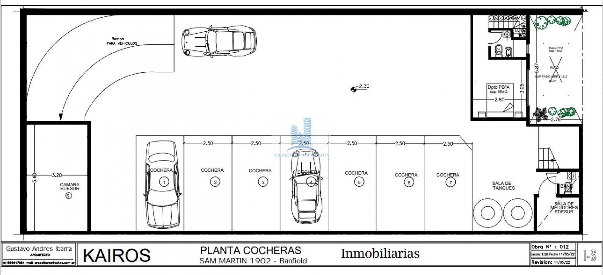 DEPARTAMENTO MONOAMBIENTE AL FRENTE, PLANTA BAJA DTO B, CON PATIO Y COCHERA, BANFIELD.