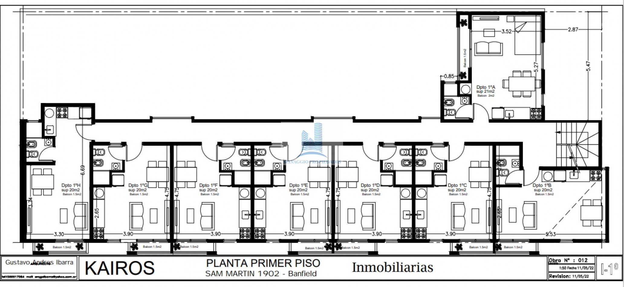 DEPARTAMENTO MONOAMBIENTE AL FRENTE, PLANTA BAJA DTO B, CON PATIO Y COCHERA, BANFIELD.