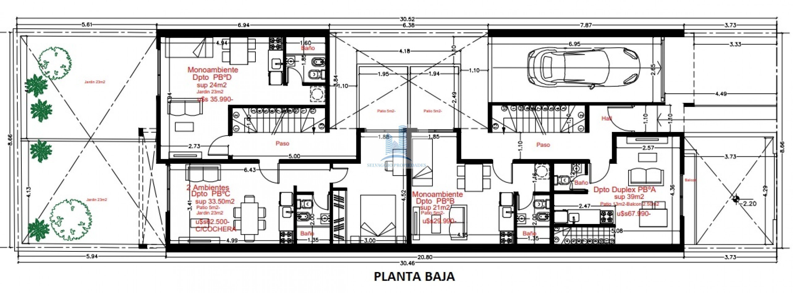 DEPARTAMENTO 2 AMBIENTES AL FRENTE CON BALCON, PISO 2, DTO A, 39M2. BANFIELD.