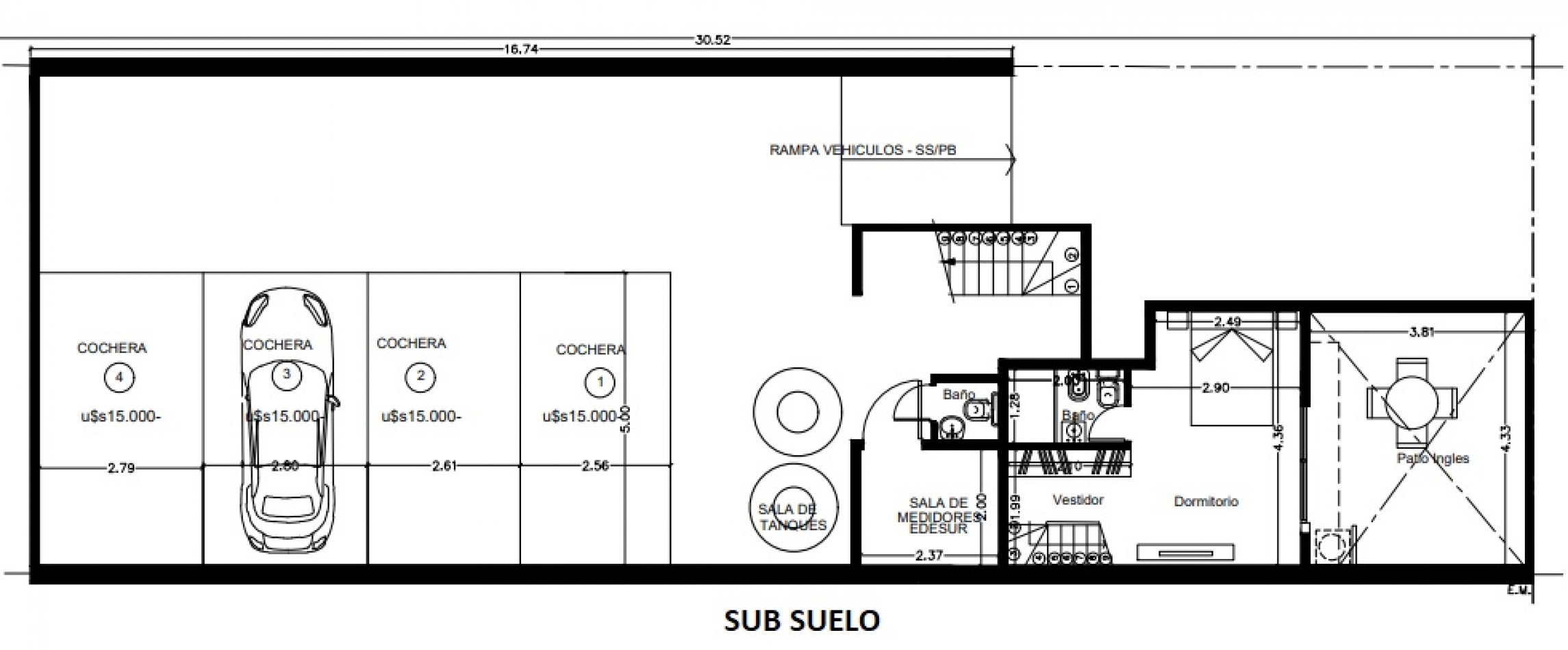 MONOAMBIENTE EN 1ER PISO, DTO C, 21M2, BANFIELD.